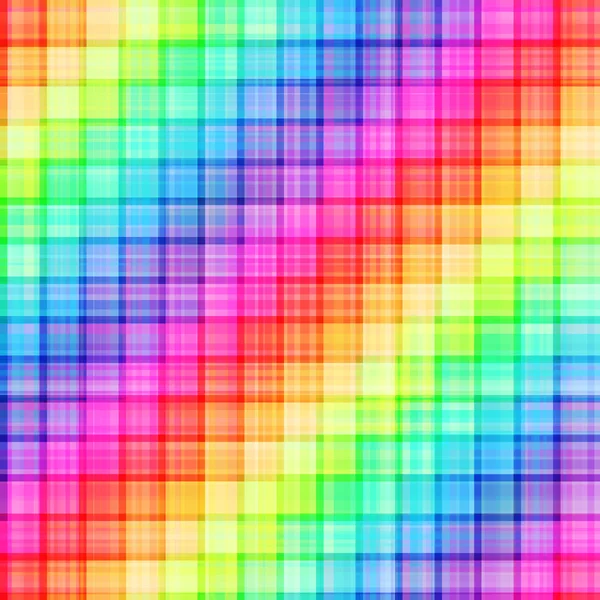 无缝彩虹网格模式 — 图库矢量图片