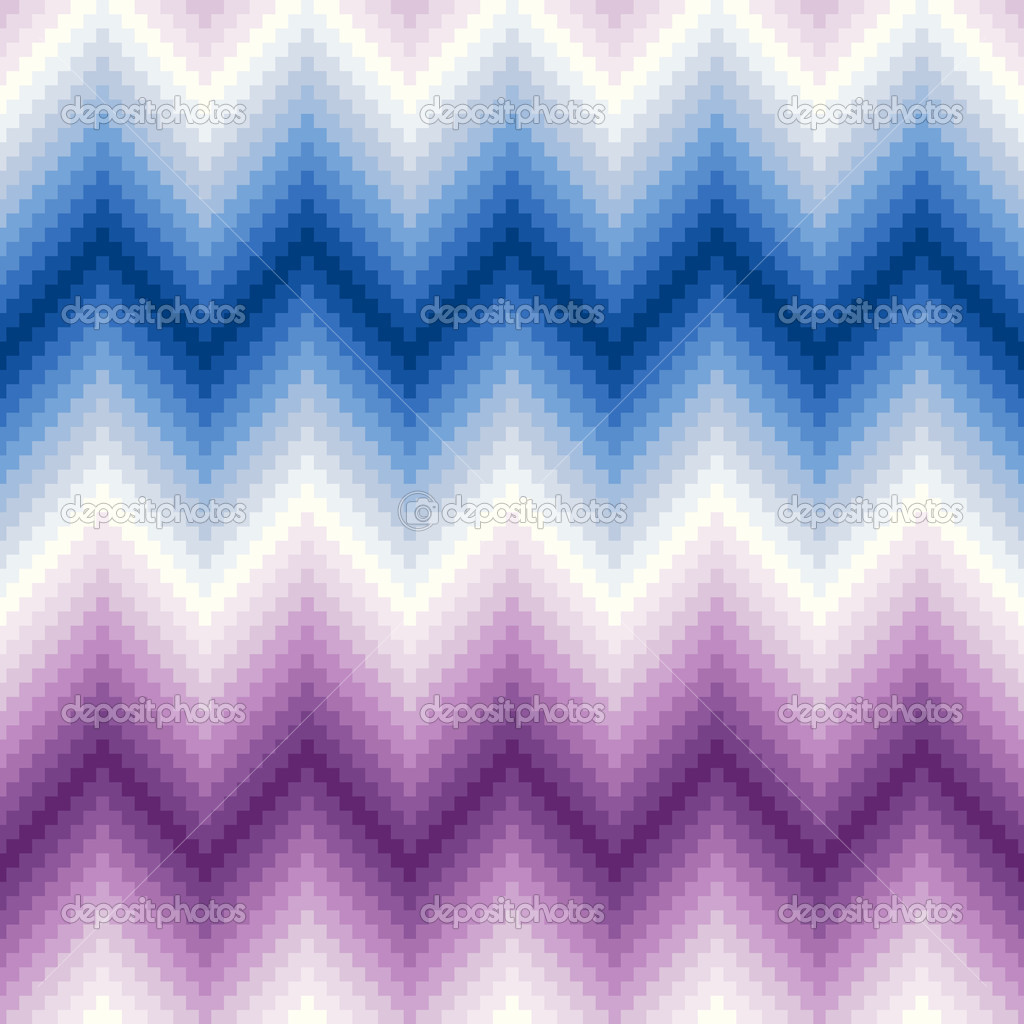 Seamless pixelated chevron pattern