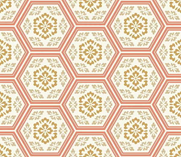 Seamless chinese style fabric pattern — Stock Vector