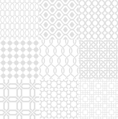 kesintisiz beyaz geometrik arka plan