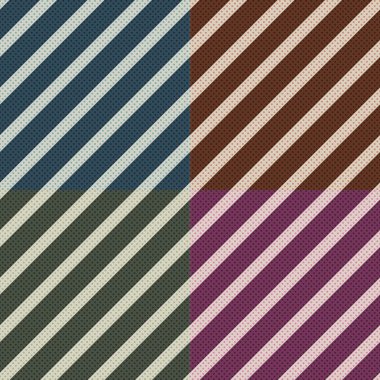 Dikişsiz diyagonal çizgili desen