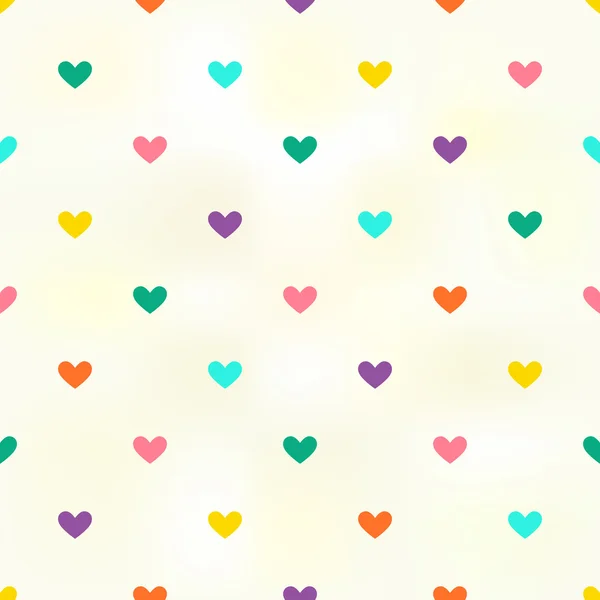 Seamless heart pattern background — Stock Vector