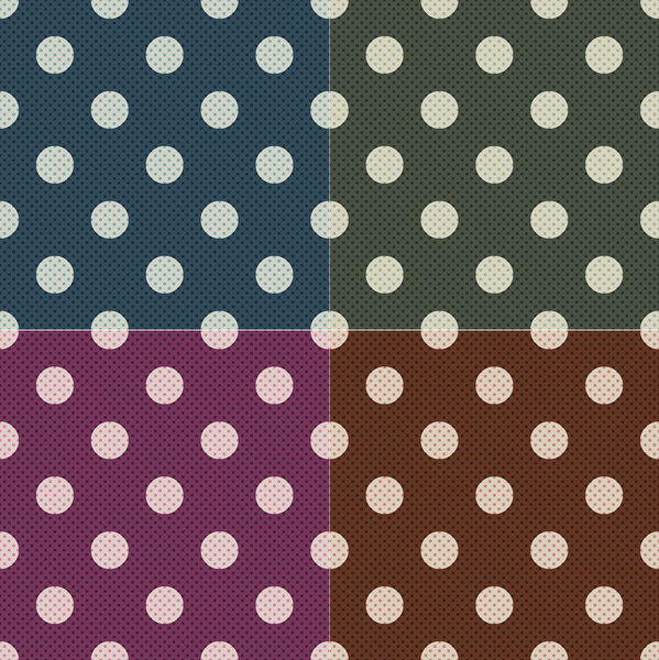 бесшовный рисунок точек польки