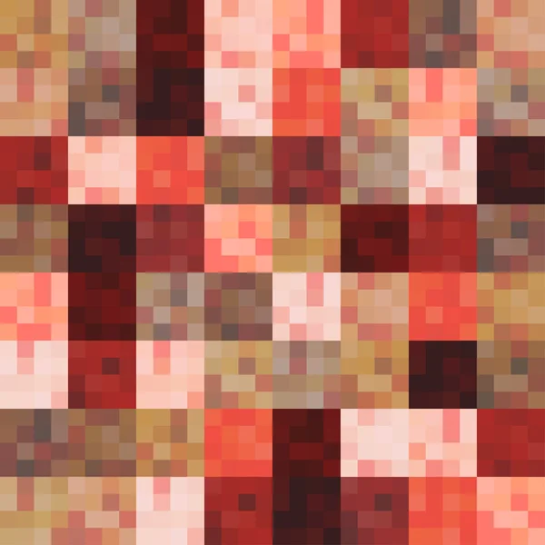 Varrat nélküli fényes narancssárga és rózsaszín négyzetes minta — Stock Vector