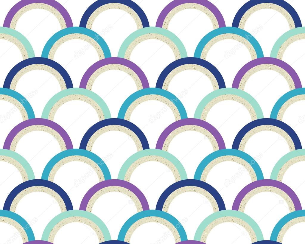 Seamless geometric circles pattern