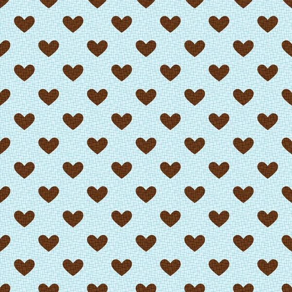 Fondo de corazón texturizado sin costuras — Vector de stock