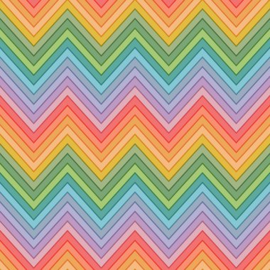 Kusursuz çok renkli yatay moda sembolü