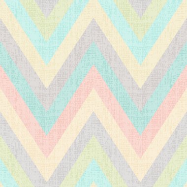 Seamless pastel multicolors grunge textured chevron pattern clipart