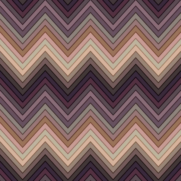 Nahtlose mehrfarbige horizontale Mode-Chevron-Muster — Stockvektor