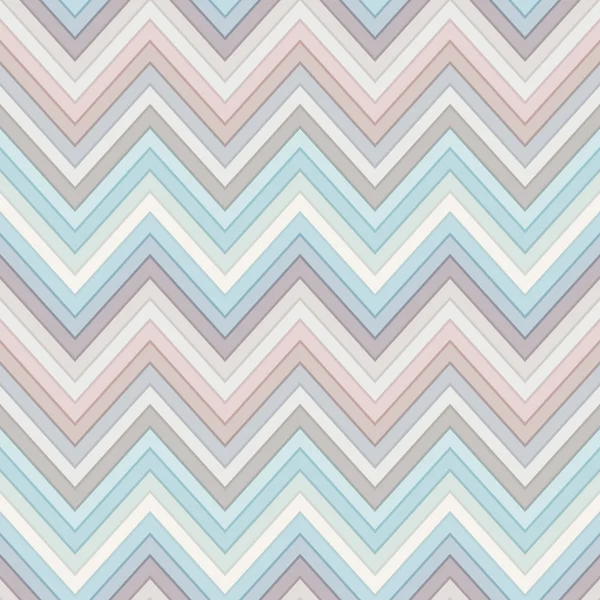 Nahtlose mehrfarbige horizontale Mode-Chevron-Muster — Stockvektor