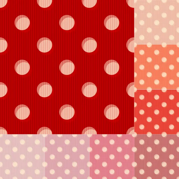 Seamless polka dots pattern — Stock Vector