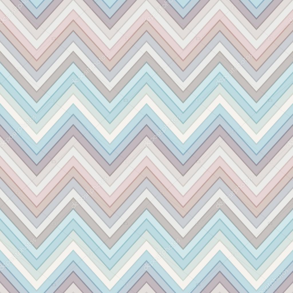 Seamless multicolor horizontal fashion chevron pattern