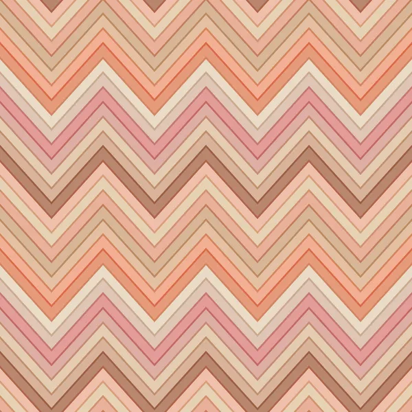 Cores rosa e laranja sem costura padrão chevron moda horizontal —  Vetores de Stock