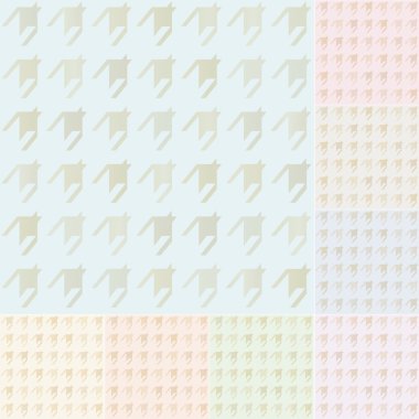 Altın gradyan ile sorunsuz houndstooth desen