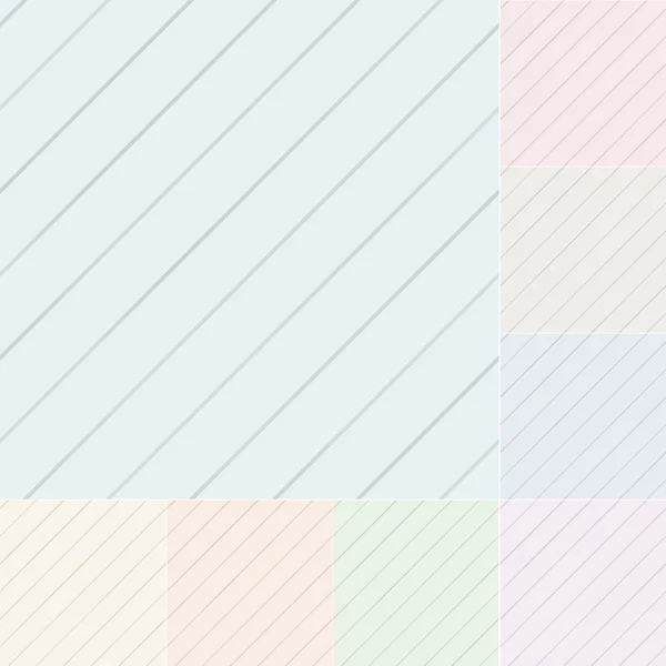 Seamless pastel diagonal stripes with silver gradient — Stock Vector