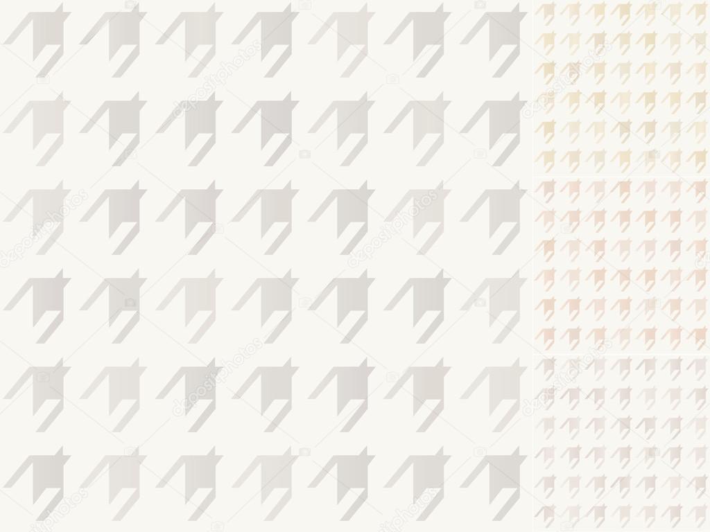 Seamless houndstooth pattern with silver, gold, bronze gradient