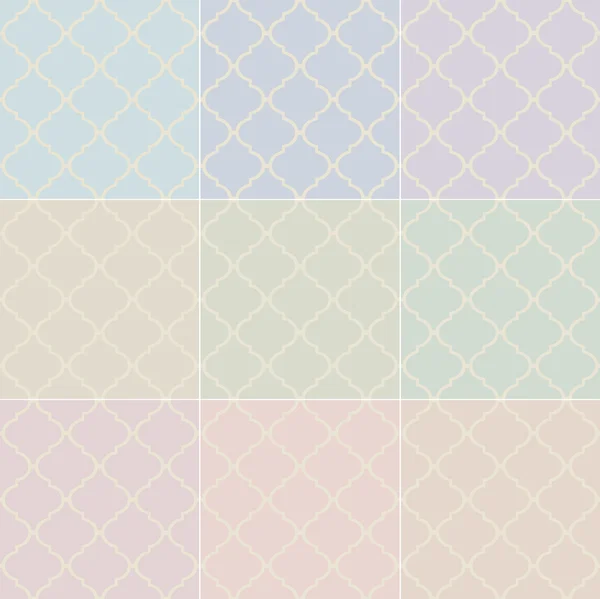 Seamless islamic pastel pattern — Stock Vector