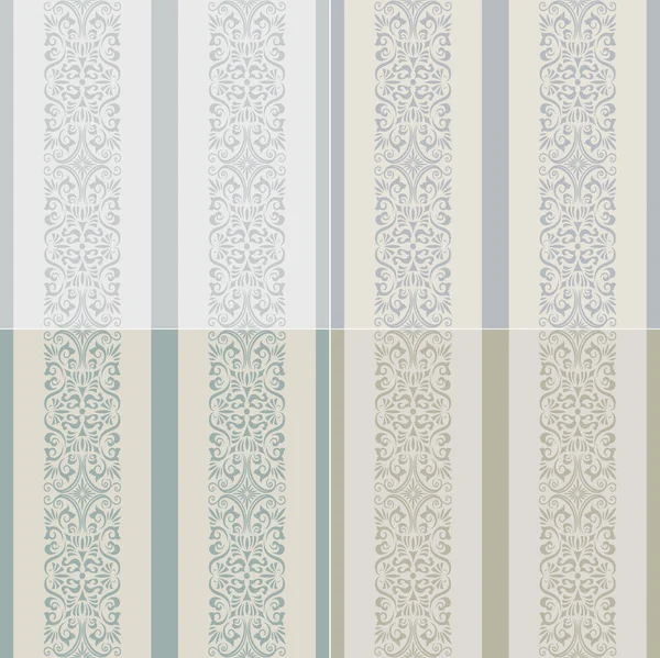 Seamless stripes western wallpaper — Stock Vector
