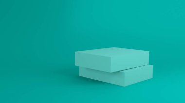 Geometrik platformlu silindir soyut minimal sahne. Yaz arkaplanı 3D, podyumlu. Kozmetik ürünlerini gösteriyor. maketleme