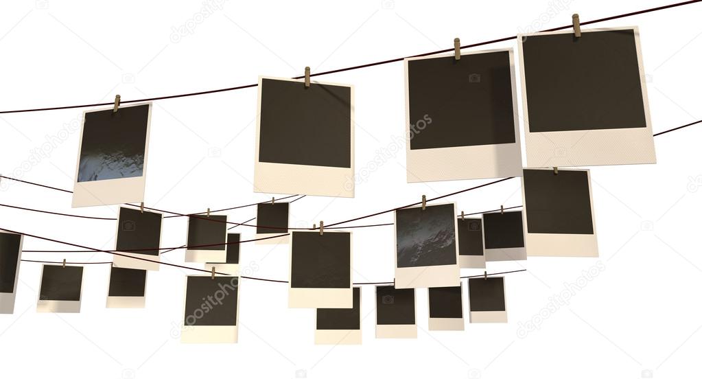 Hanging Polaroid Gallery