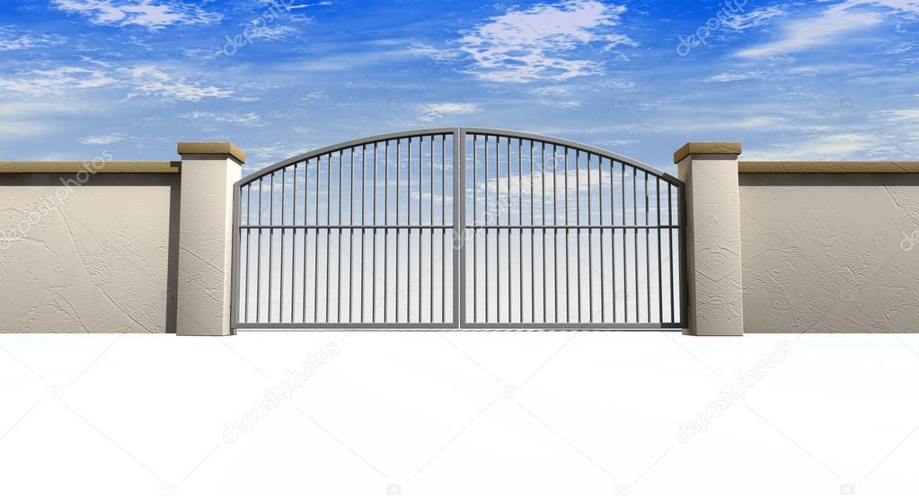 Closed Gates And Wall