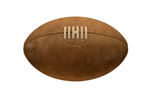 古い古典的なレトロなラグビー ボール — ストック写真