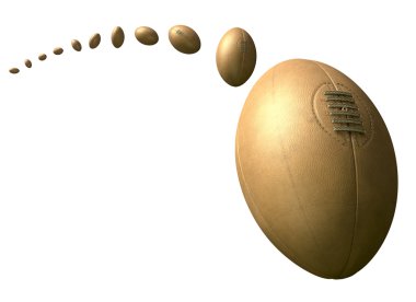rugby topu retro uçuş yolu