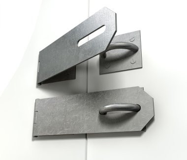 açık ve kapalı metal sürgüler