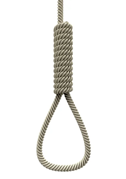 ハングマンズは、絞首刑ロープ — ストック写真