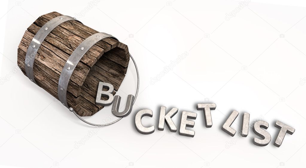 Bucket List Charm And Letters