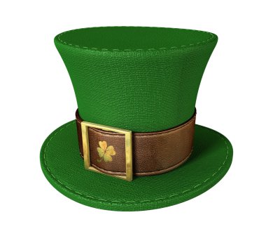 Yeşil cin shamrock şapka