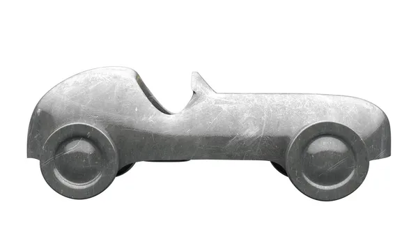 Die-cast juguete coche vista lateral — Foto de Stock