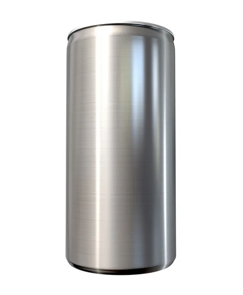 Frente de lata de refrigerante — Fotografia de Stock