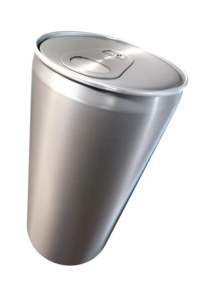 Perspectiva de lata de refrigerante — Fotografia de Stock