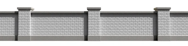 Garden Wall White Front — Stok Foto