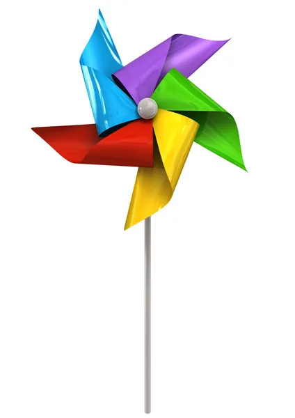 Πολύχρωμο pinwheel μέτωπο — Φωτογραφία Αρχείου