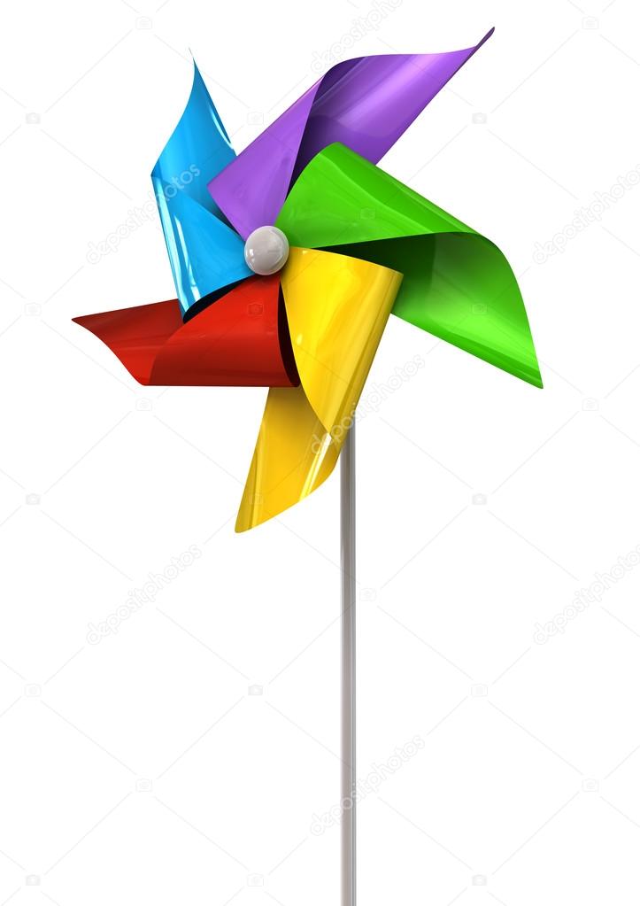 Colorful Pinwheel Perspective