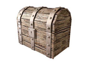 Hazine sandığı perspektif kapalı