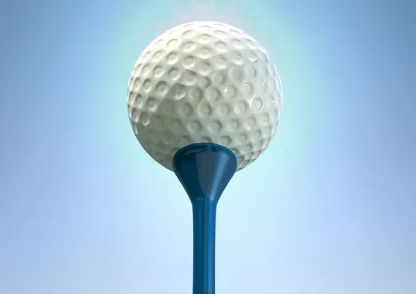 Golf ball on tee Stock Photo by ©BrianAJackson 54307739