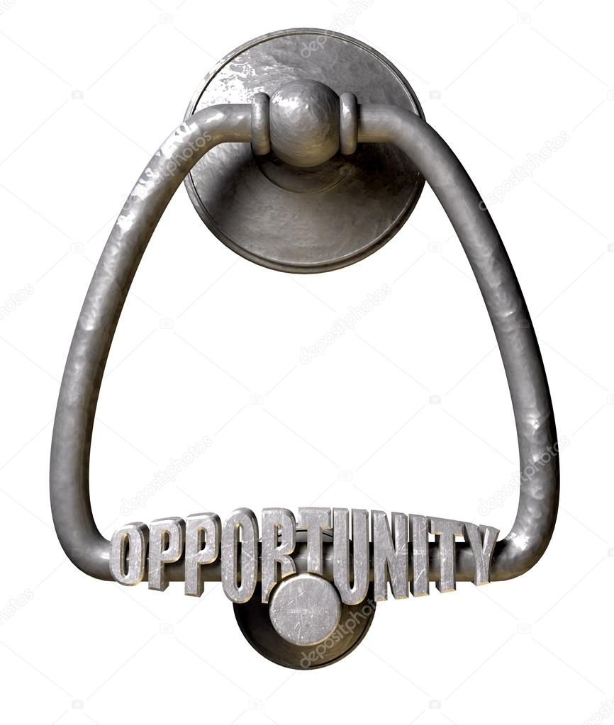 Opportunity Knocks Door Knocker
