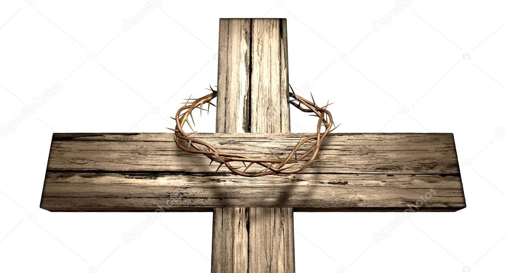 Crucifix With A Crown Of Thorns