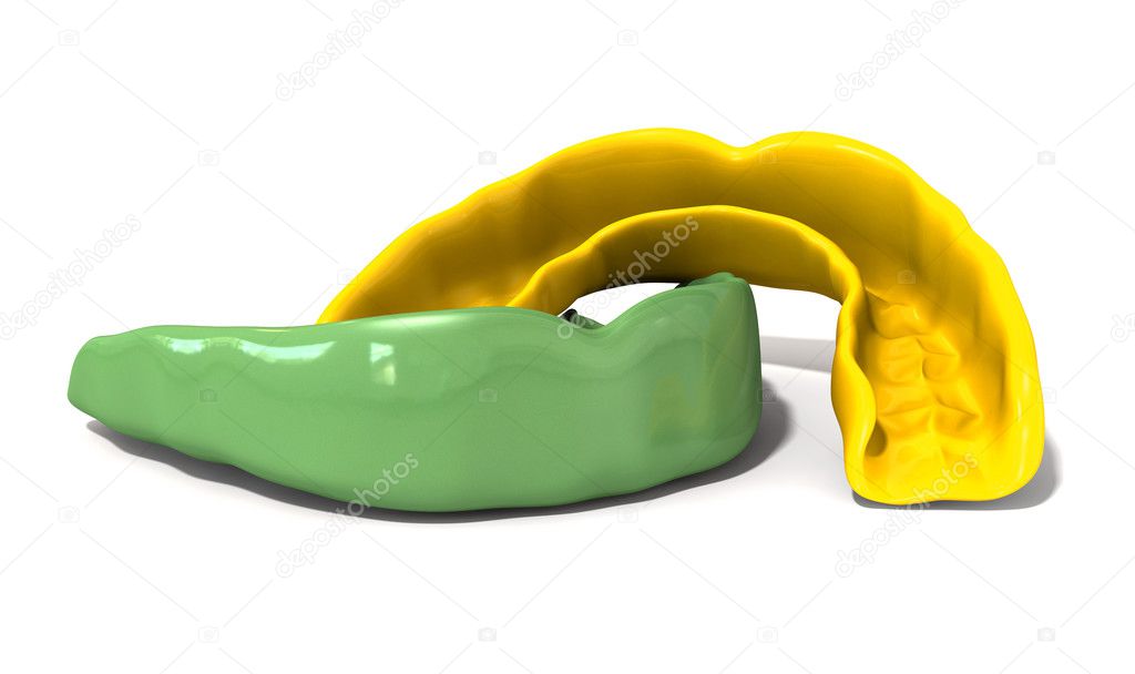 Gum Guard Green and Gold Front