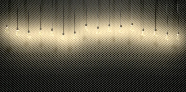 Light Bulbs Against Acoustic Foam — Stock Photo, Image