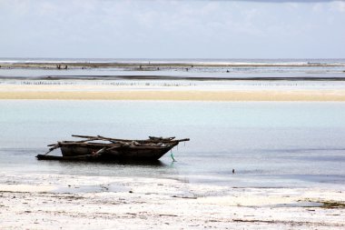 zanzibar içinde düşük gelgit dhows