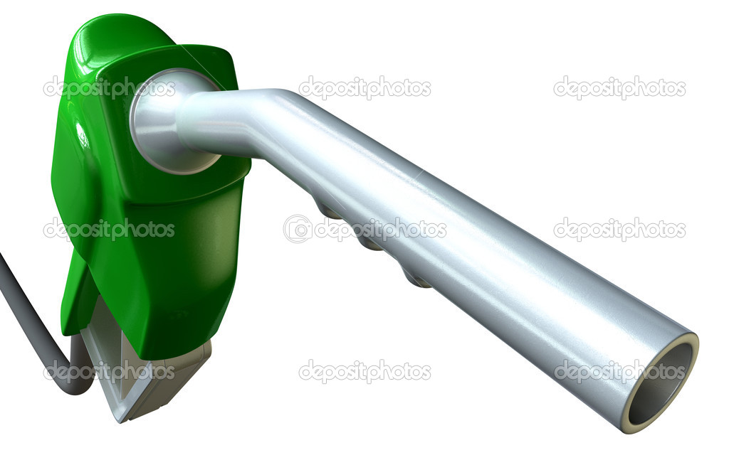 Petrol Handle And Nozzle Perspective
