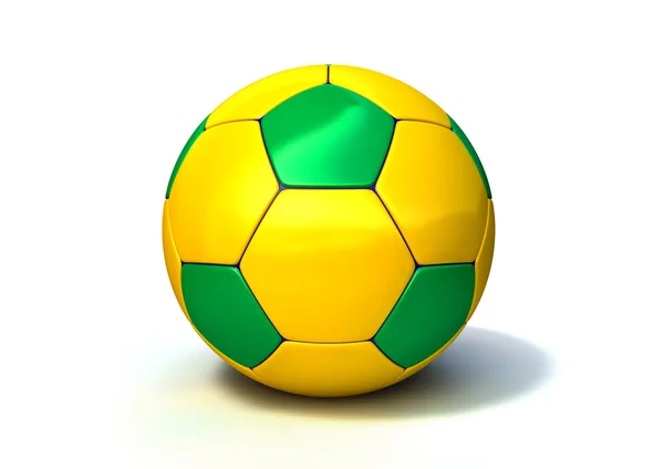 Pallone da calcio brasiliano — Foto Stock