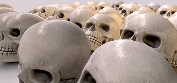 Massacre Of Skulls — Stock Photo, Image