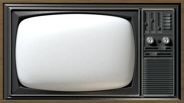 Vintage TV plana — Fotografia de Stock