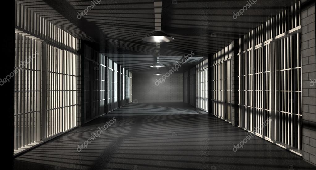 Jail Corridor And Cells ⬇ Stock Photo, Image by © albund 34809819