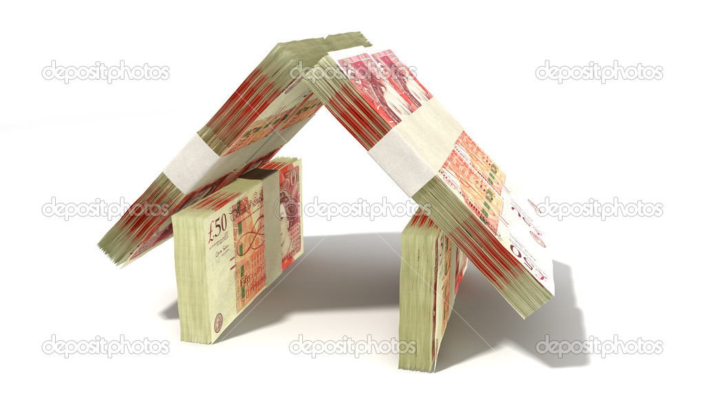 British Pound Notes House Perspective
